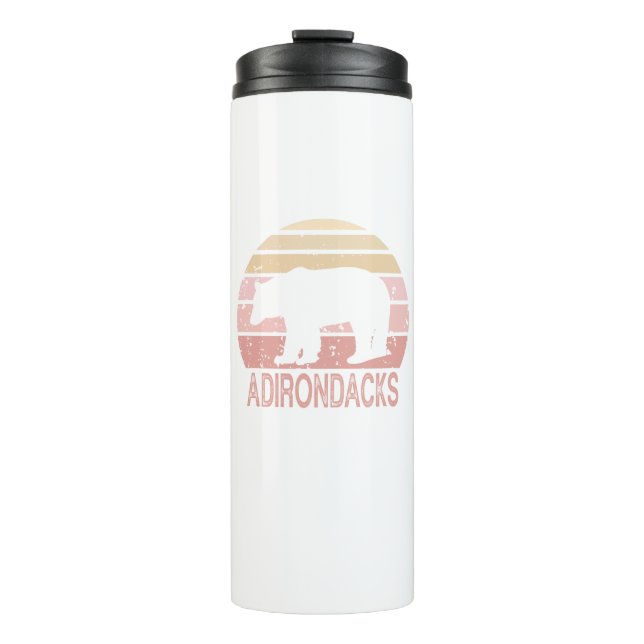 Adirondacks Retro Bear Thermal Tumbler (Front)