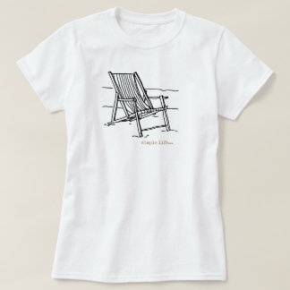 Adirondak chair on the beach T-Shirt