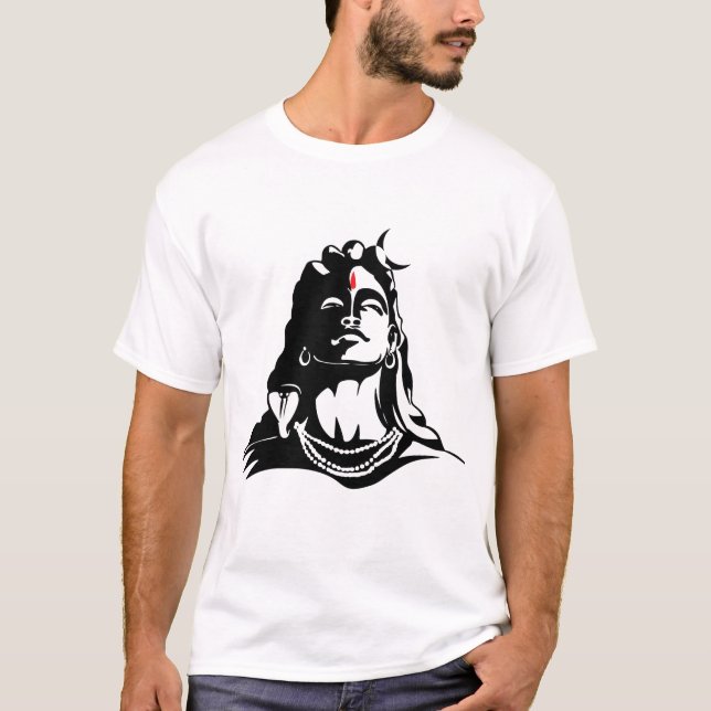 Adiyogi Mahadev Om Namah Shivaya Hindu T-Shirt (Front)