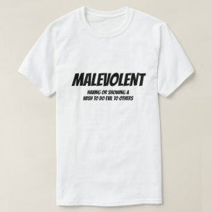 Adjective: Malevolent T-Shirt