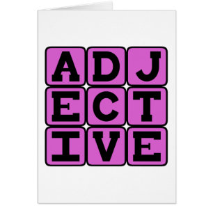 Adjective, Part of Speech