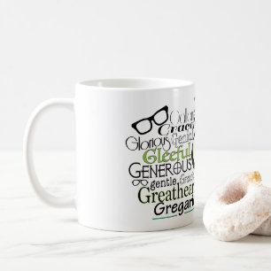 Adjective Word Cloud beginning with letter G Coffee Mug