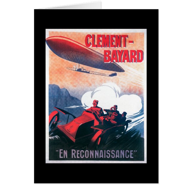 Adjudant Vincenot WWI Airship Promotional Poster (Front)