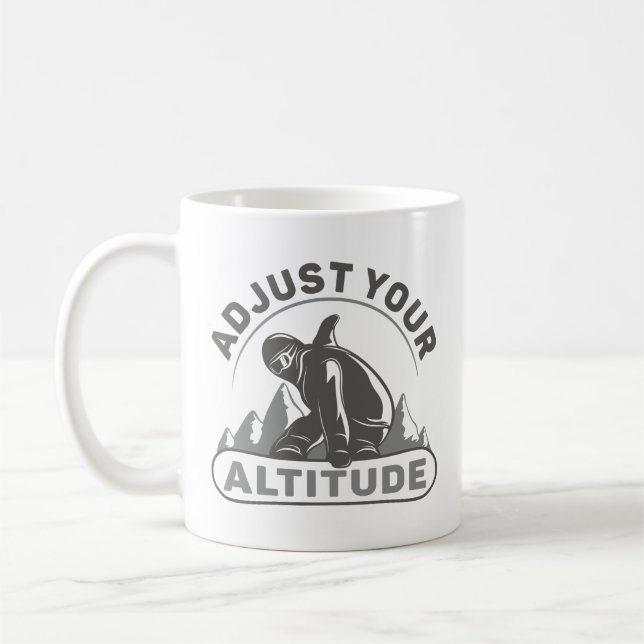 Adjust Your Altitude Coffee Mug (Left)
