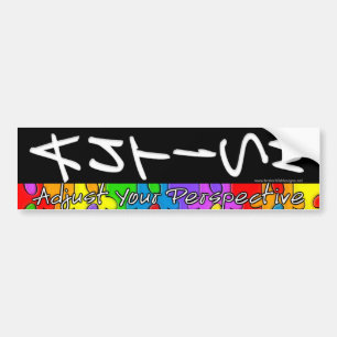 Adjust Your Perspective Bumper Sticker
