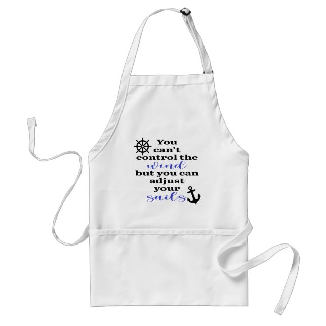 ADJUST YOUR SAILS ANCHOR AND WHEE STANDARD APRON (Front)