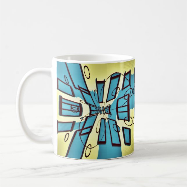 Adjust Your Screen Coffee Mug (Left)