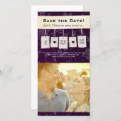 Adjustable Colour: DIY Save the Date Photo Cards (Front/Back)