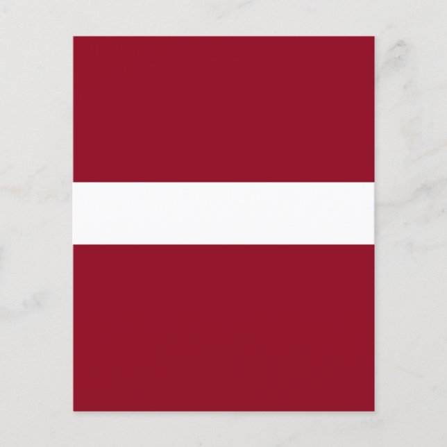 ADJUSTABLE Maroon & White Flyer (Front)