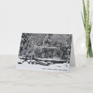 ADKs Merry Christmas ...the Mountains are Calling Holiday Card
