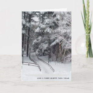 ADKs Merry Christmas...the Road Less Traveled Holiday Card