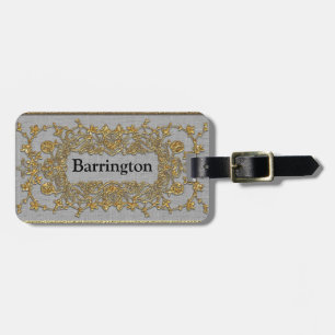 Adlam Winter Elegant Floral Luggage Tag
