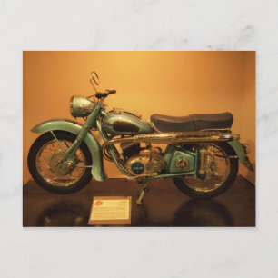 Adler 1953 Motocycle Postcard