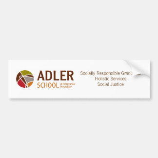 Adler School Bumper Sticker 4