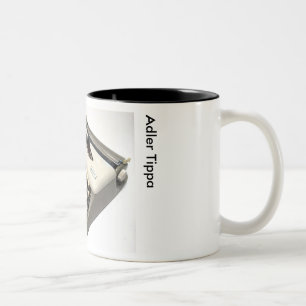 Adler Tippa portable typewriter Two-Tone Coffee Mug