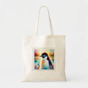 Adlie Penguin 210624AREF105 - Watercolor Tote Bag