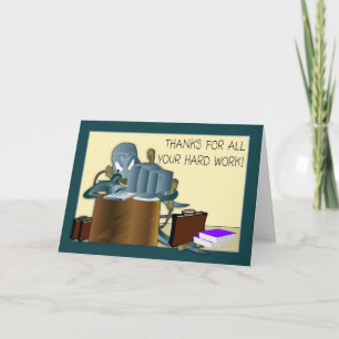 Admin Pro - Thank You For Hard Work Card