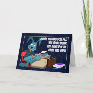 Admin Pro - Thank You For Hard Work Card