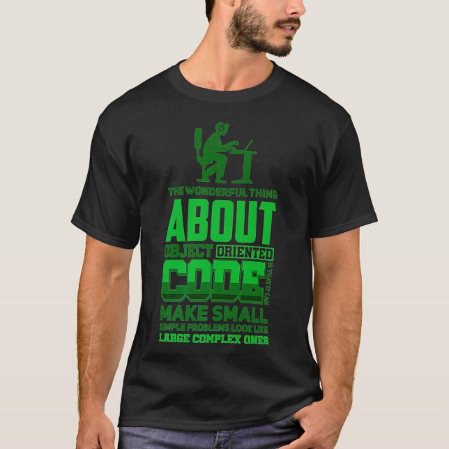 Admin Programmer Linu Binary Code wh Premium T-Shirt (Front)