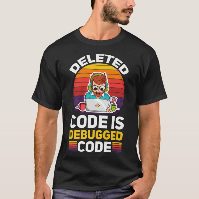 Admin Programmer Linu Binary Debugged Premium T-Shirt (Front)