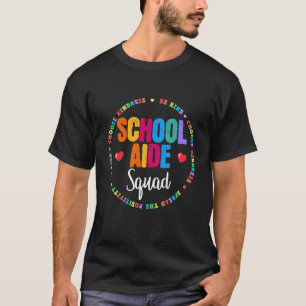 Admin School Aide Squad Funny Back to School Teach T-Shirt