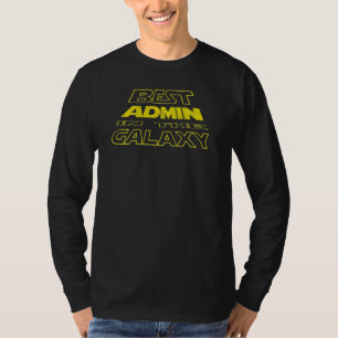 Admin  Space Backside Design T-Shirt