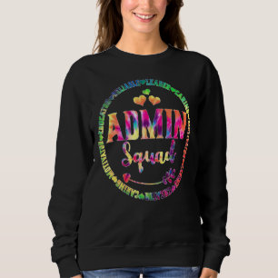 Admin Squad Admin Assistants Office Squad Team Vin Sweatshirt