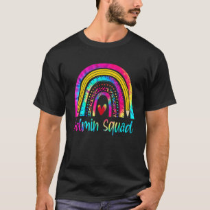 Admin Squad Administrator Tie Dye Teacher Back To T-Shirt