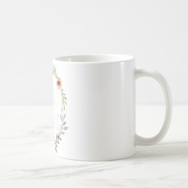 Admin Squad Cute Floral Office Squad School Secret Coffee Mug (Right)