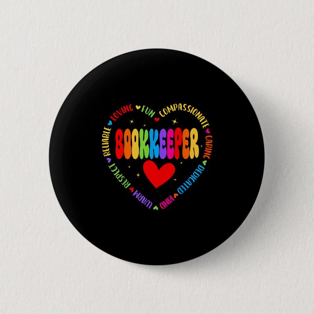Admin squad school assistant principal school 6 cm round badge (Front)