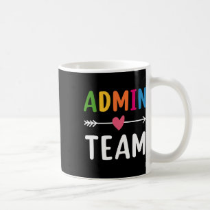 Admin Team Back To School Matching Group Squad Coffee Mug