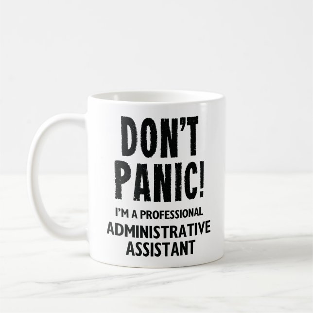 Administrative Assistant Coffee Mug (Left)
