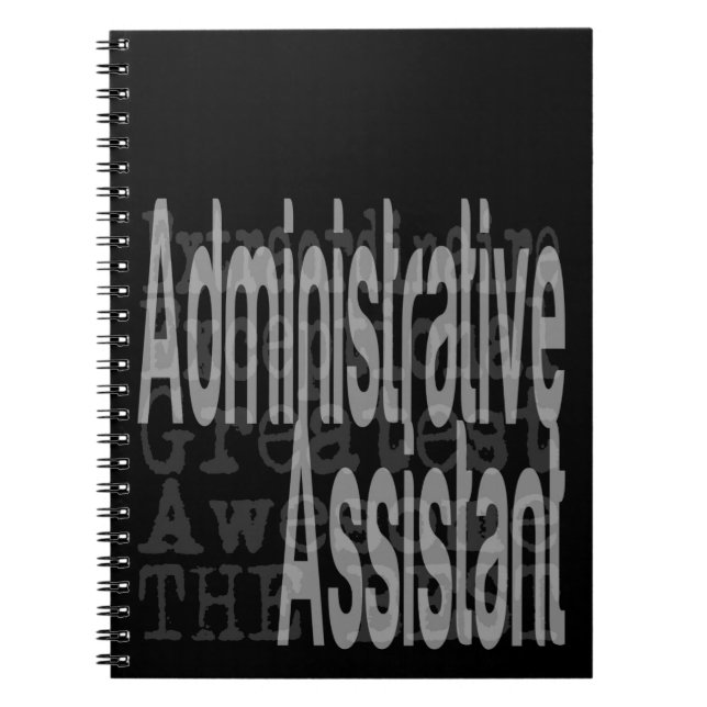 Administrative Assistant Extraordinaire Notebook (Front)