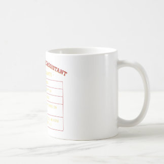 Administrative Assistant Hourly Rate Employee  Coffee Mug