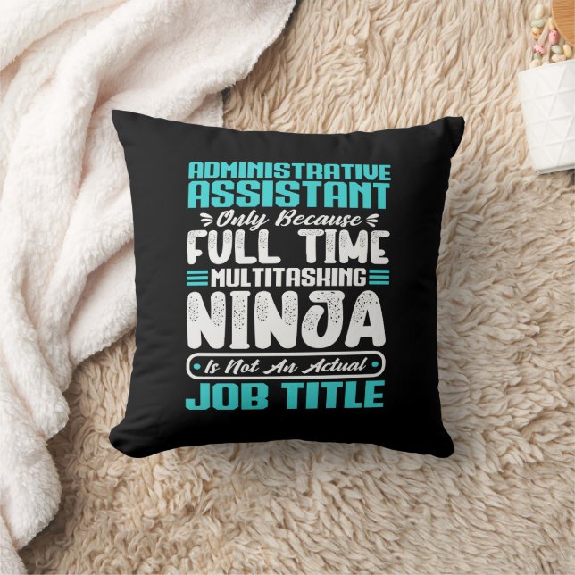 Administrative Assistant Job Title Profession Cushion (Blanket)