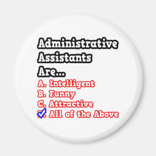 Administrative Assistant Quiz...Joke Magnet
