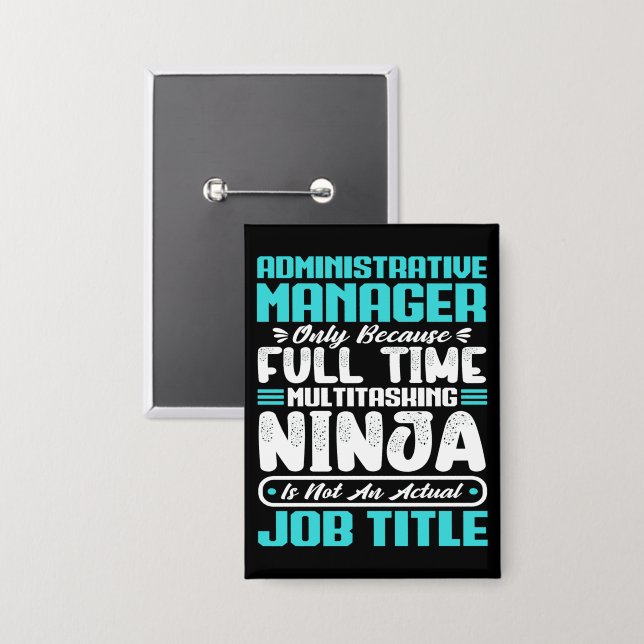 Administrative Manager Job Title Profession Skills (Front/Back)