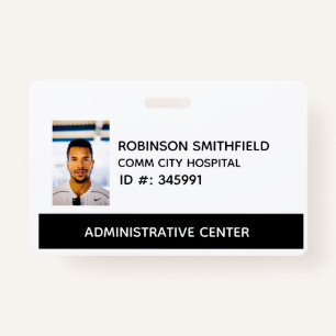 Administrative Medical ID Badge