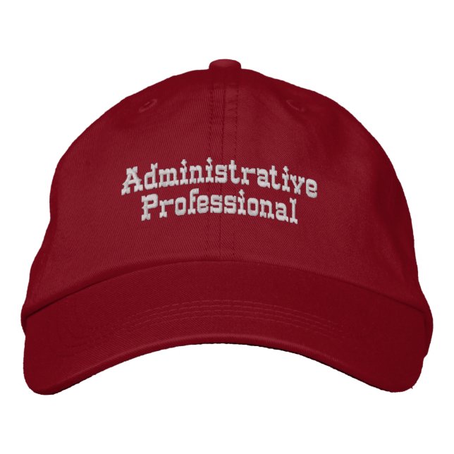 Administrative Professional Cap Printed Admin Hat  (Front)