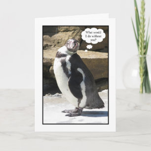 Administrative Professional Day Card - Penguin