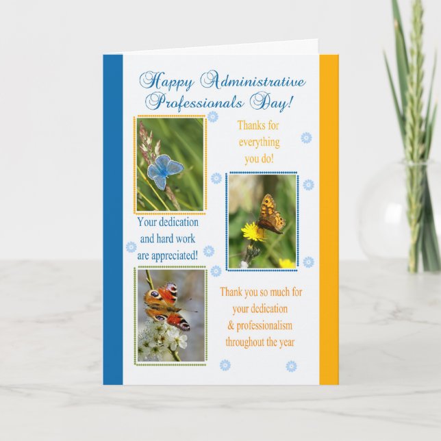 Administrative Professionals Day Card - Butterflie (Front)