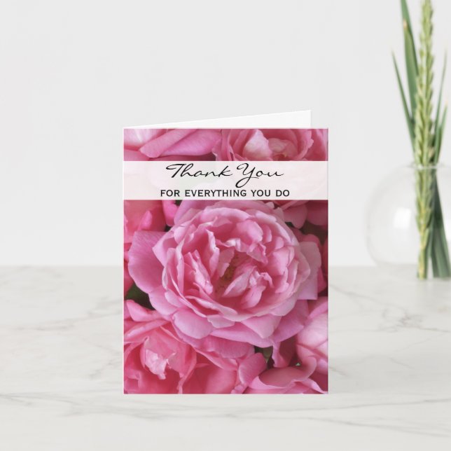 Administrative Professionals Day Card Roses (Front)