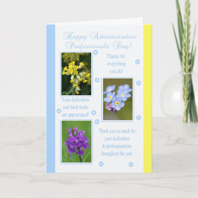 Administrative Professionals Day Card - Spring Flo (Front)