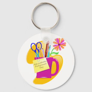 Administrative Professionals Day Design Key Ring
