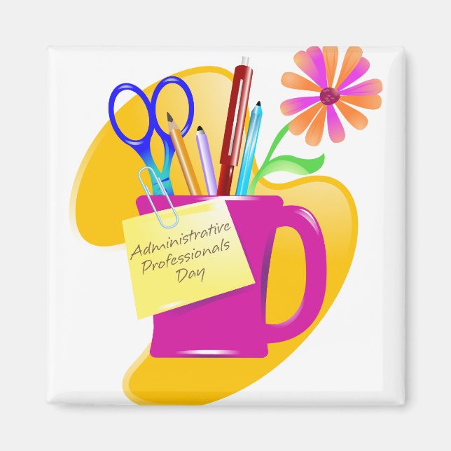 Administrative Professionals Day Design Magnet (Front)