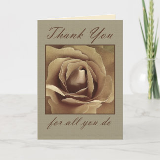 Administrative Professionals Day Thank You Card