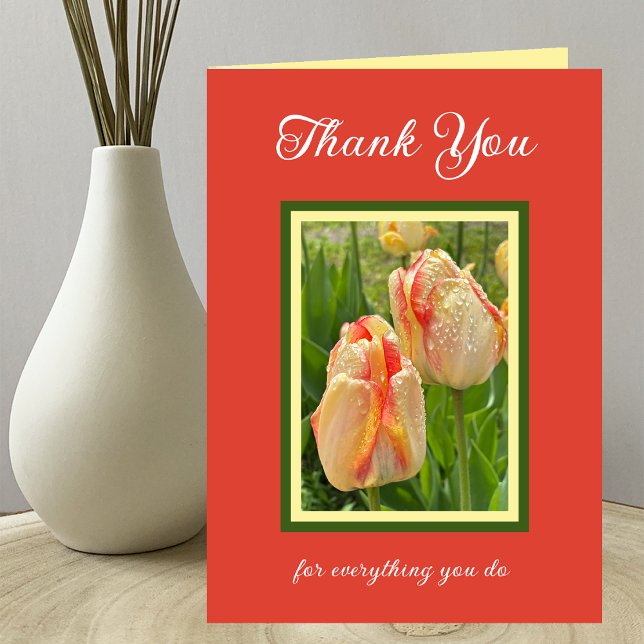 Administrative Professionals Day Tulips Holiday Card (Creator Uploaded)