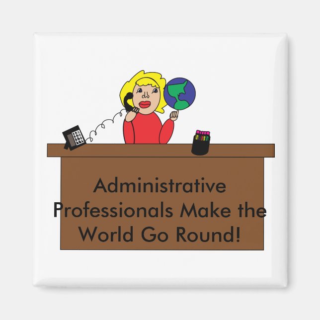 Administrative Professionals World Magnet (Front)