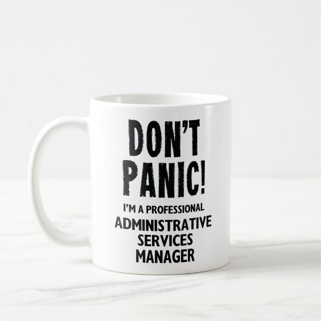 Administrative Services Manager Coffee Mug (Left)