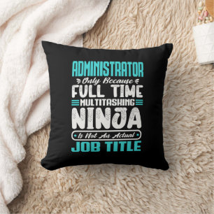 Administrator Job Title Profession Skills Gag Cushion